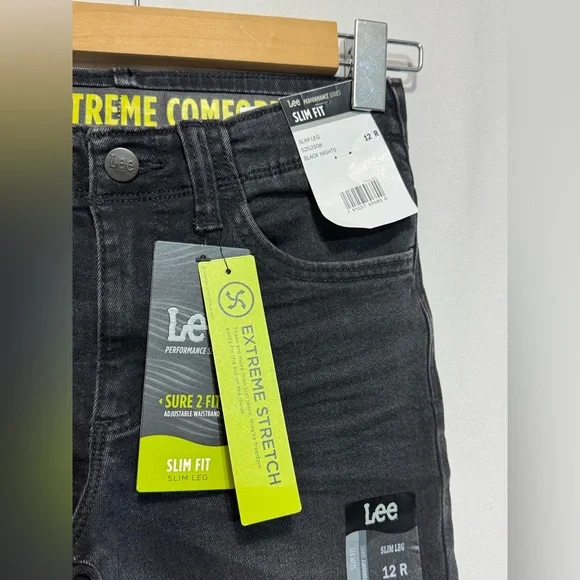 NWT Extreme Comfort/Stretch Lee Jeans Youth Size 12 Regular - Picture 3 of 9